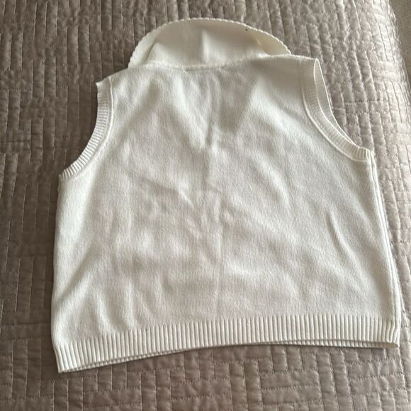 White knit crop top size S - Picture 2 of 7